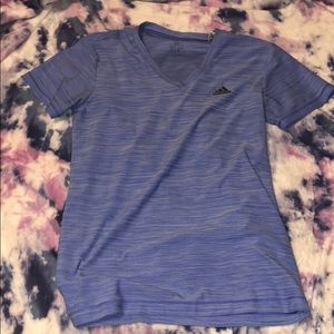 Blue ADIDAS short sleeve shirt